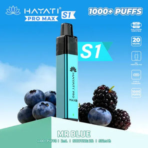 Hayati Pro Max S1 1000+ | Single Bar - Discount Vapes