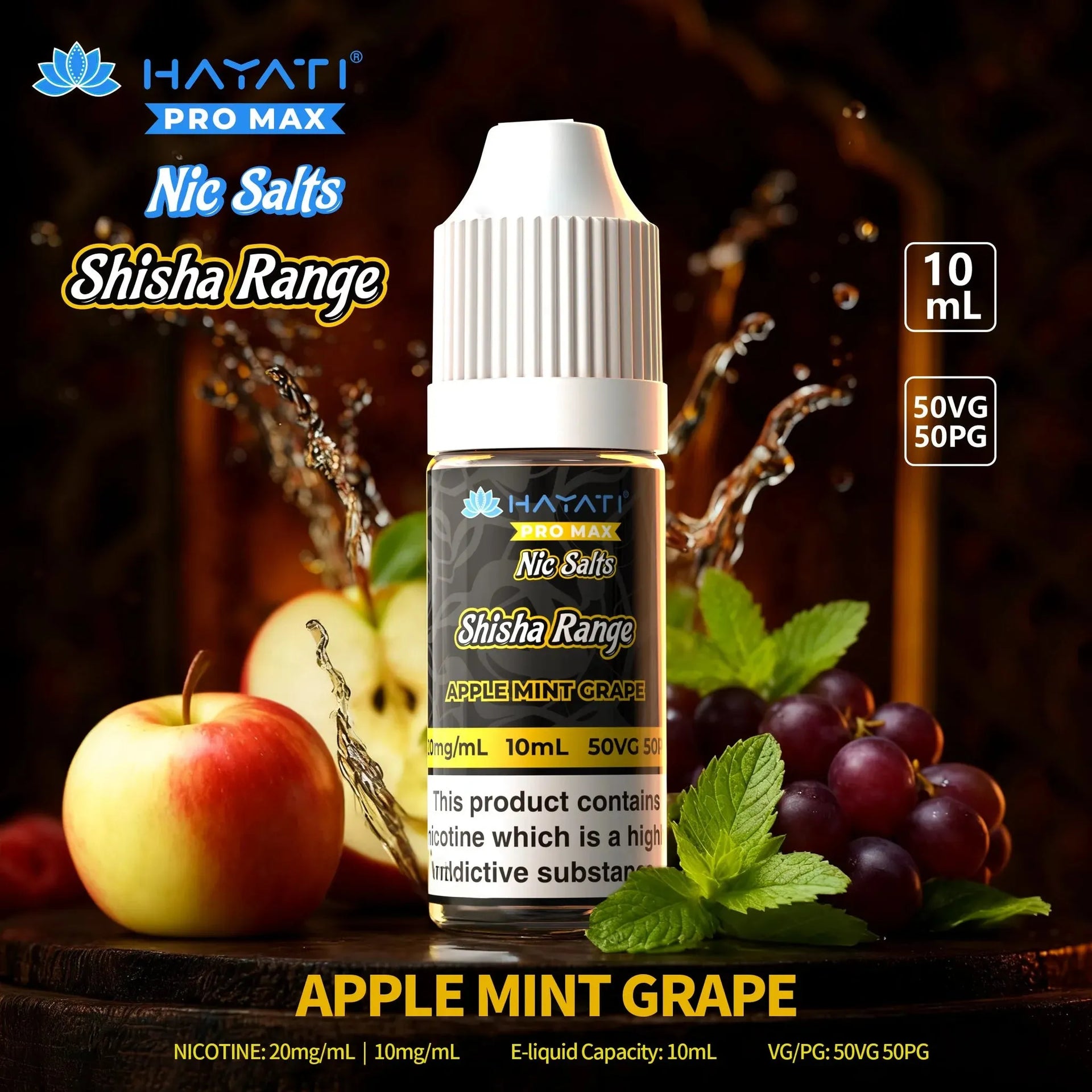 Hayati Nic Salts (Shisha Range) | 10 PACK - Discount Vapes