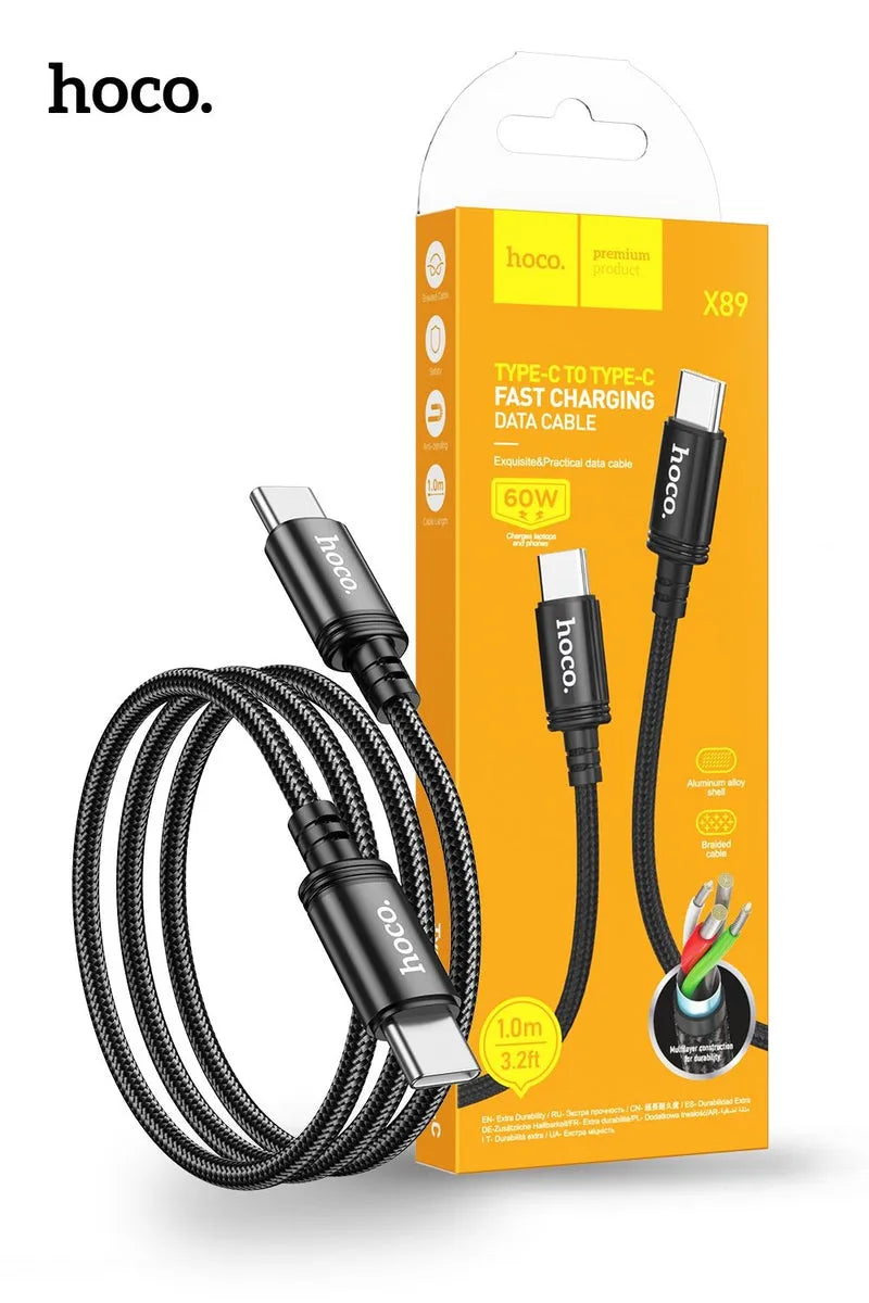 HOCO Charging Cable | Type-C to Type-C