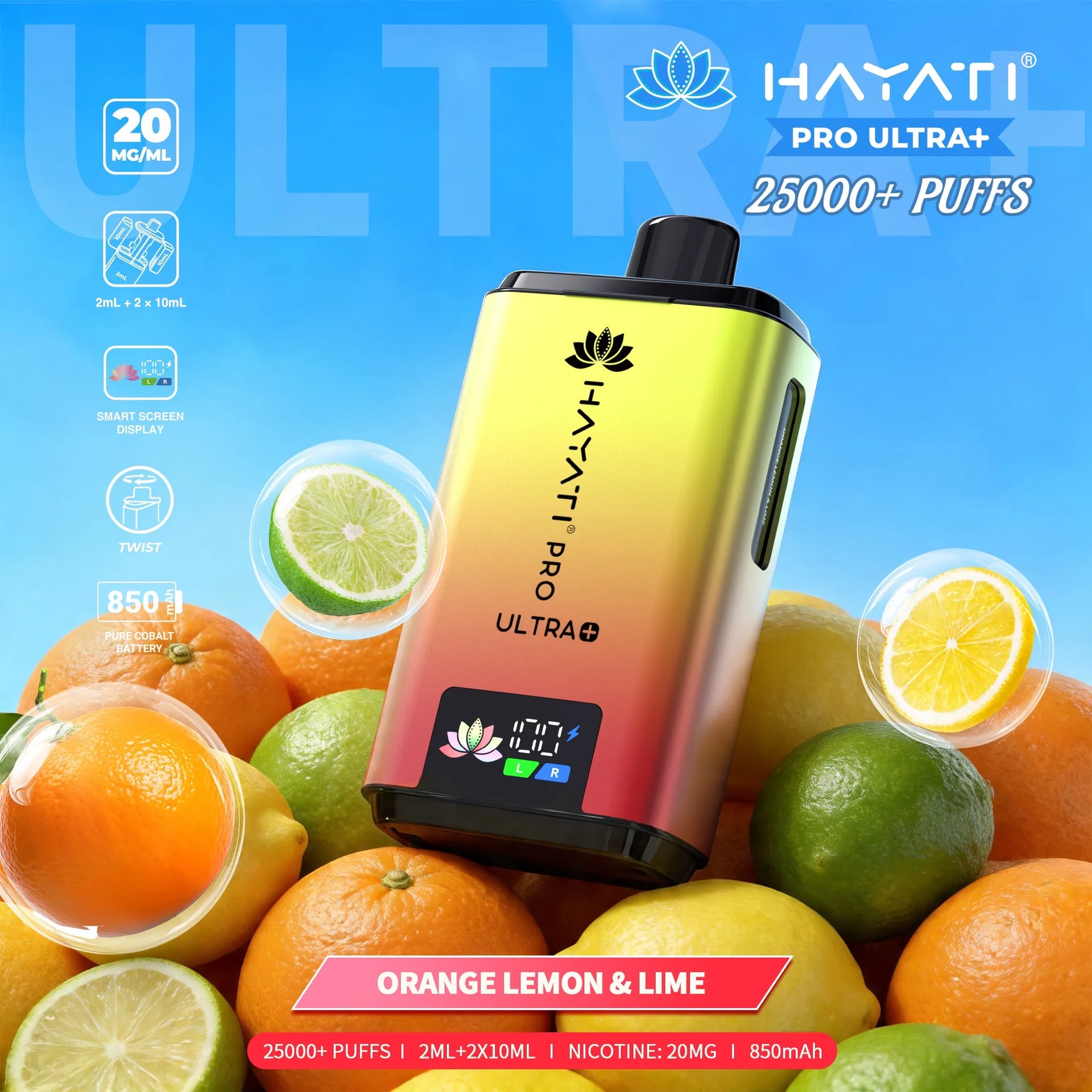 Hayati Pro Ultra Plus 25,000+ | 5 PACK