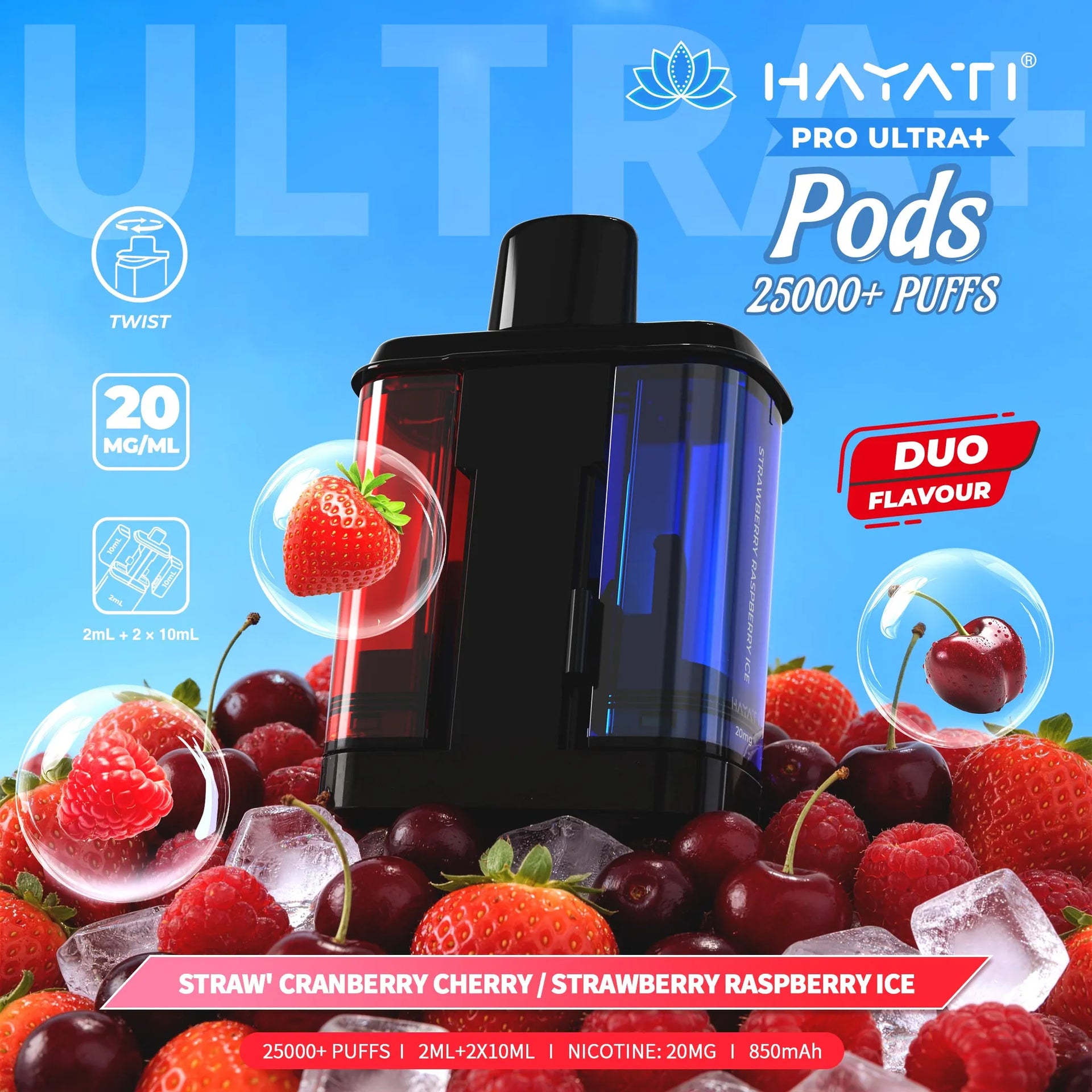 Hayati Pro Ultra Plus 25000+ Pods | 5 PACK