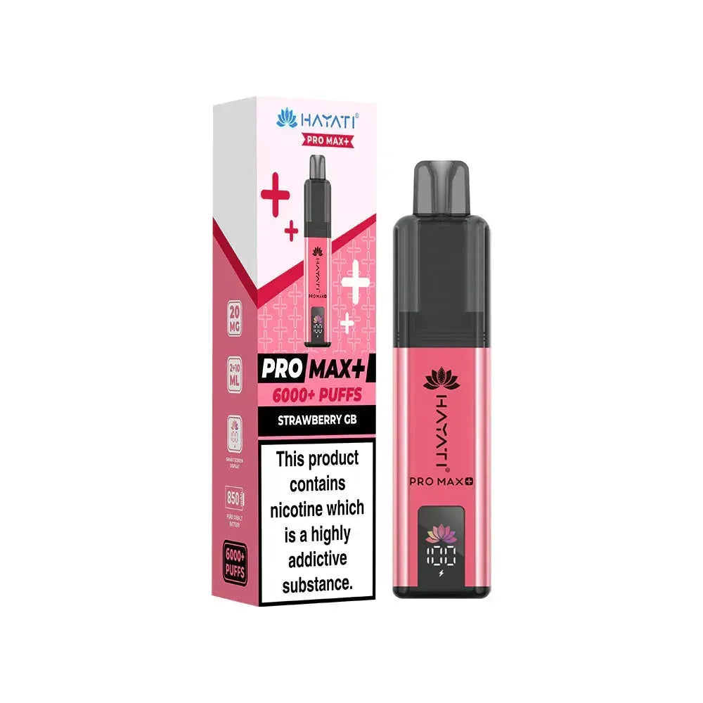 Hayati Pro Max Plus 6000+ | Single Bar - Discount Vapes