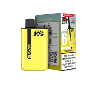 IVG SAVR 3000+ | 5 PACK - Discount Vapes